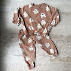 H&M 2ps sweatshirt and jogger set, sz 2-3yrs